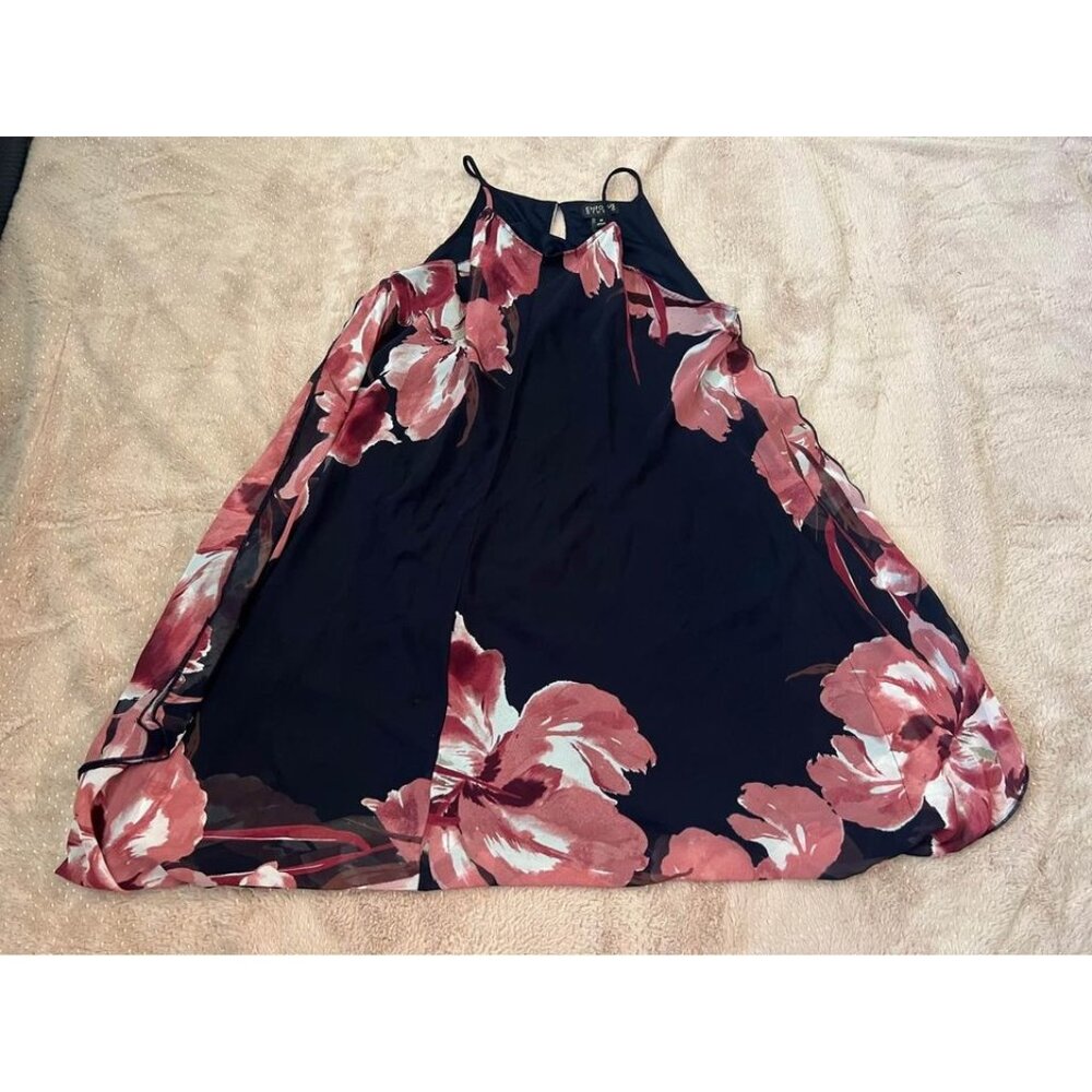 Enfocus Studio Women’s Top Size 14 Black Floral